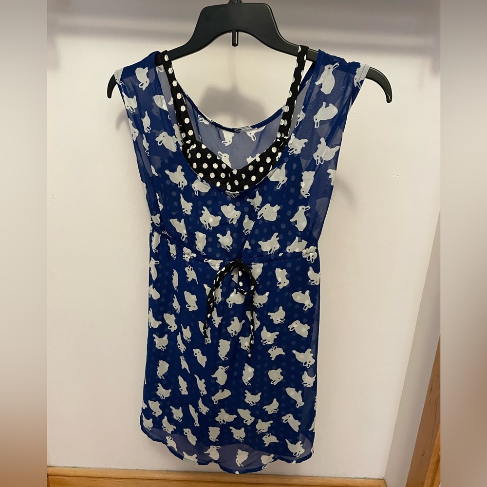 Bunny and Polkadot Mini Dress